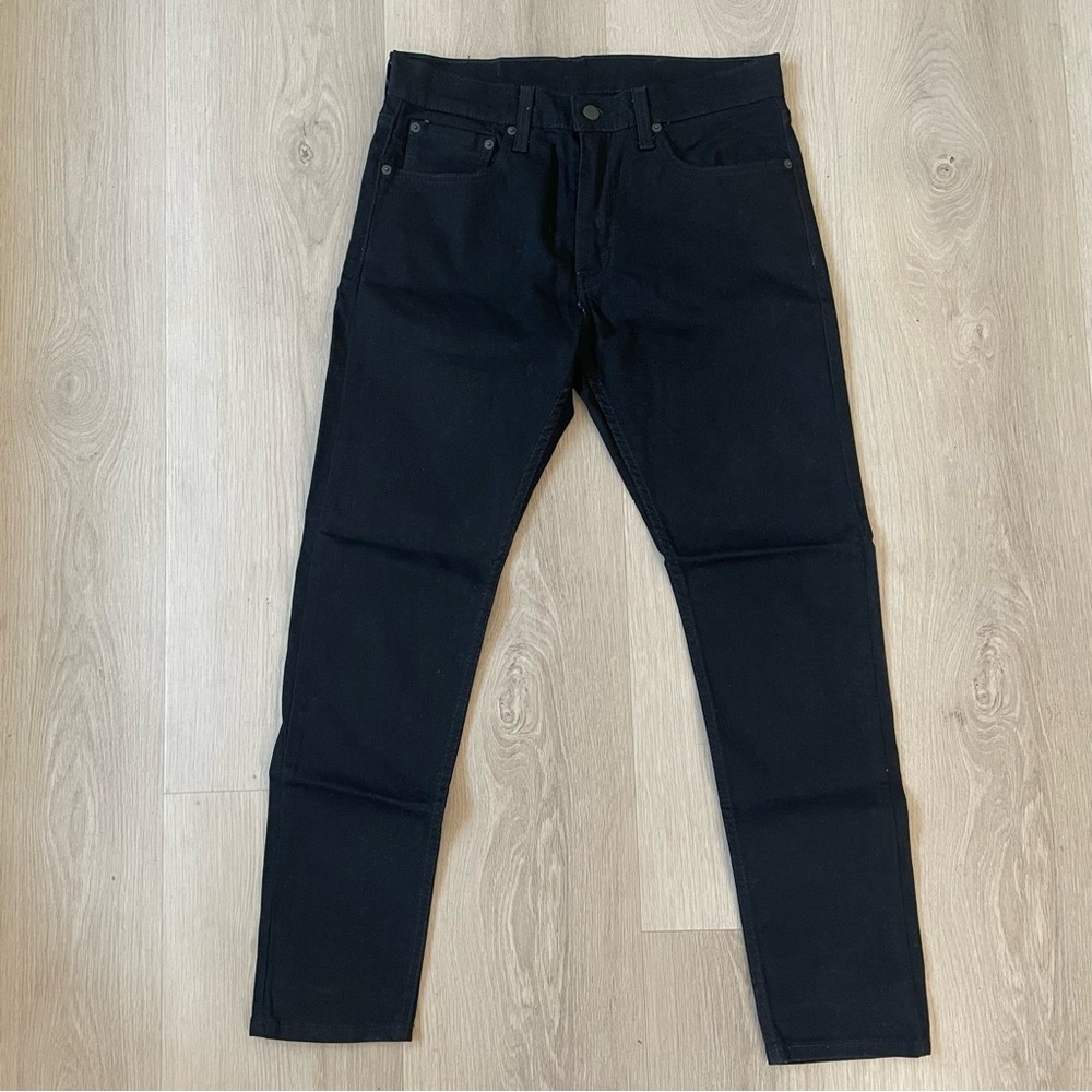 Levi's Men's Black Jeans 512 Size 32x30 Denim Slim Tapered Fit Stretch Classic